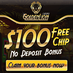 Golden Lion casino exclusive casino $100 free nodeposit!