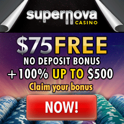 supernova casino exclusive casino $75 free nodeposit!