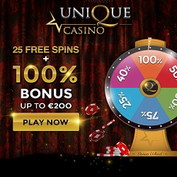 Unique casino 25 free spins